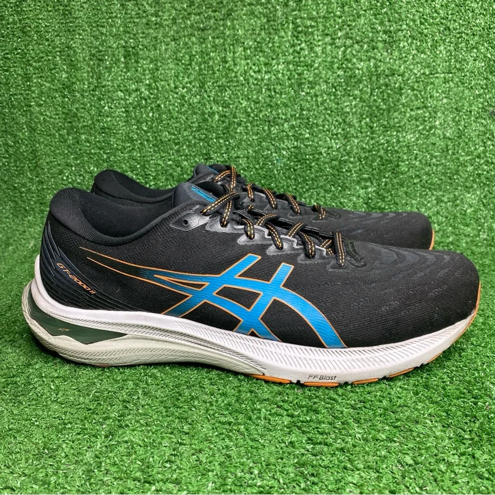 Asics GT-2000 11 Men's Sz 11.5 Running Shoes Comfort Black‎ Sneakers Athletic